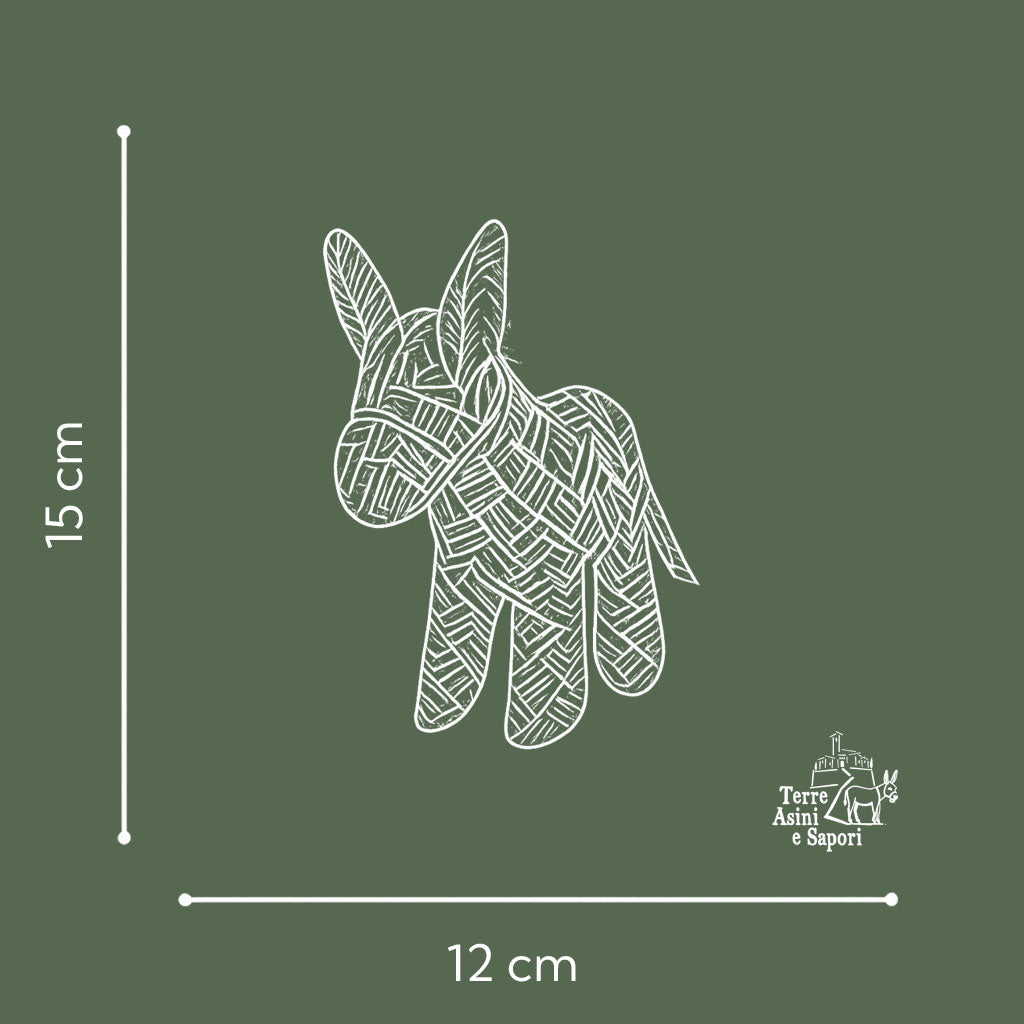 Small Civita donkey in cloth
