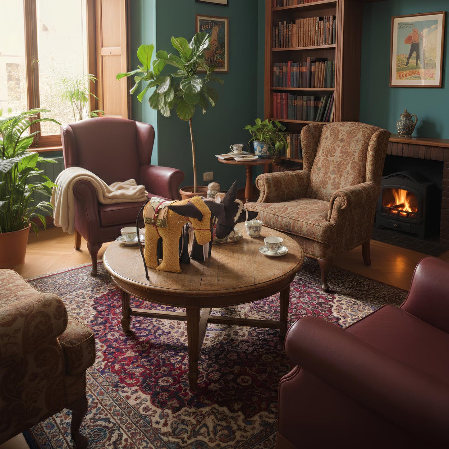 Asinello di Civita in stoffa grande