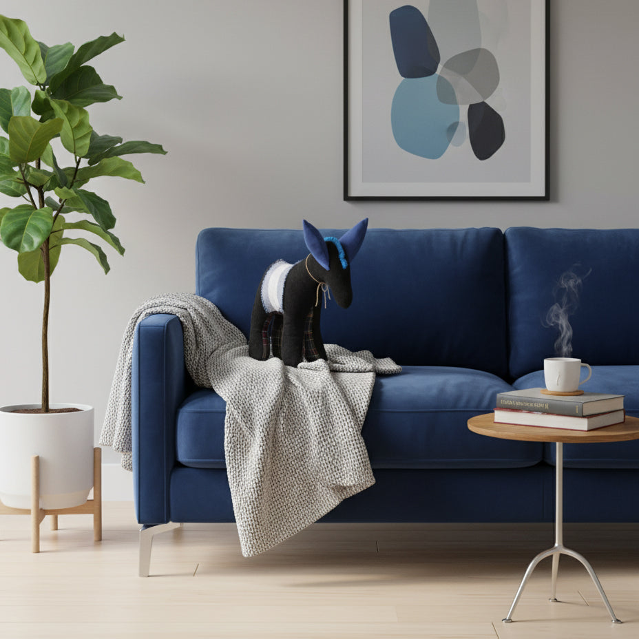 Asinello di Civita in stoffa grande