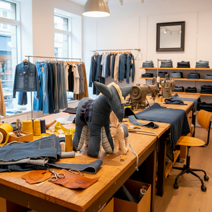 Asinello di Civita in stoffa grande