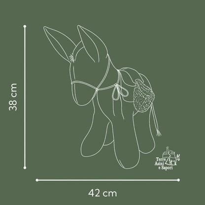 Asinello di Civita in stoffa grande