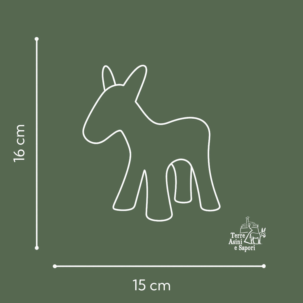 Asinello di Civita in ceramica piccolo