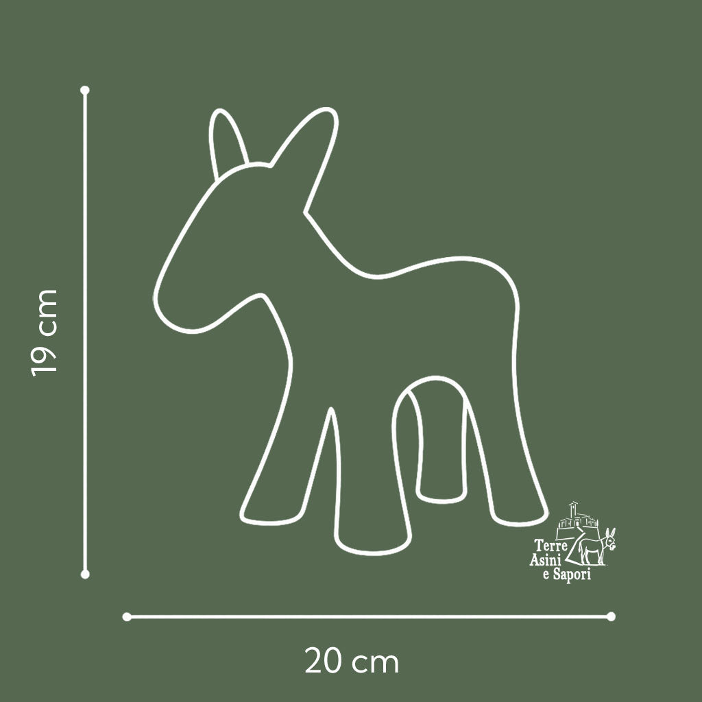 Asinello di Civita in ceramica