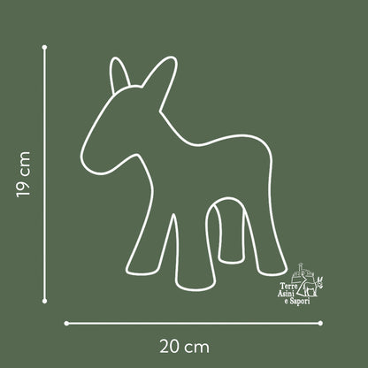 Asinello di Civita in ceramica