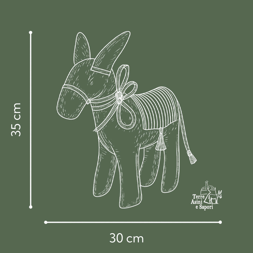 Asinello di Civita in stoffa junior