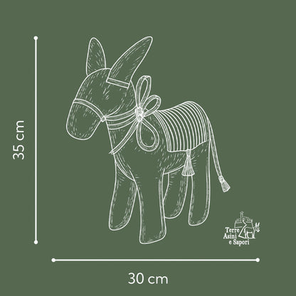 Asinello di Civita in stoffa junior