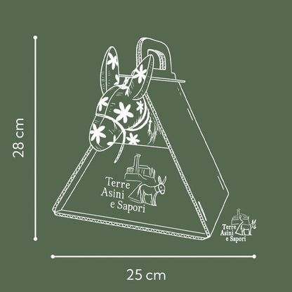 Asinello di Civita in stoffa con stalla Terre Asini e Sapori