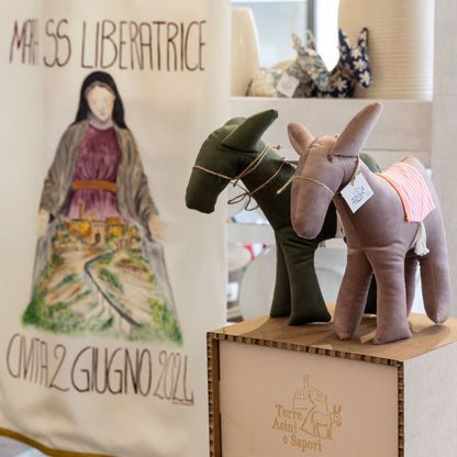 Asinello di Civita in stoffa junior