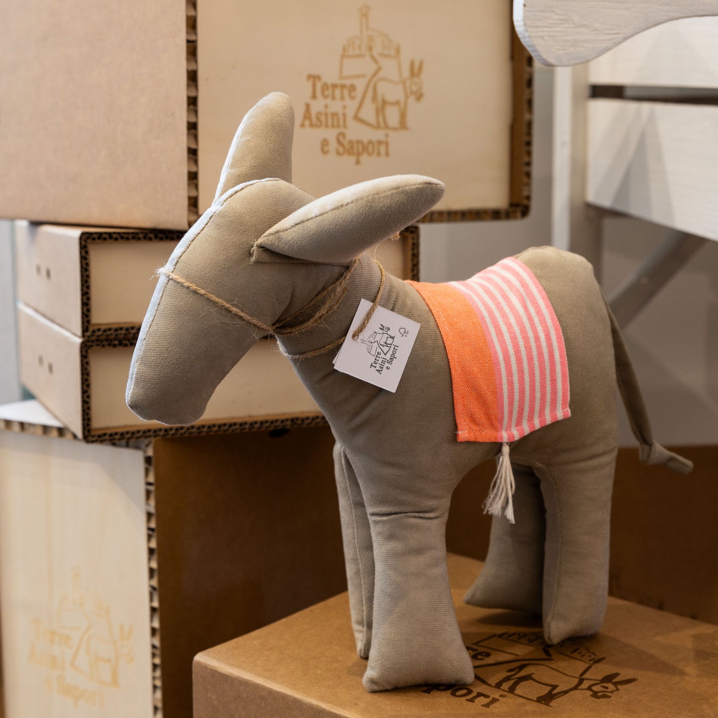 Asinello di Civita in stoffa junior