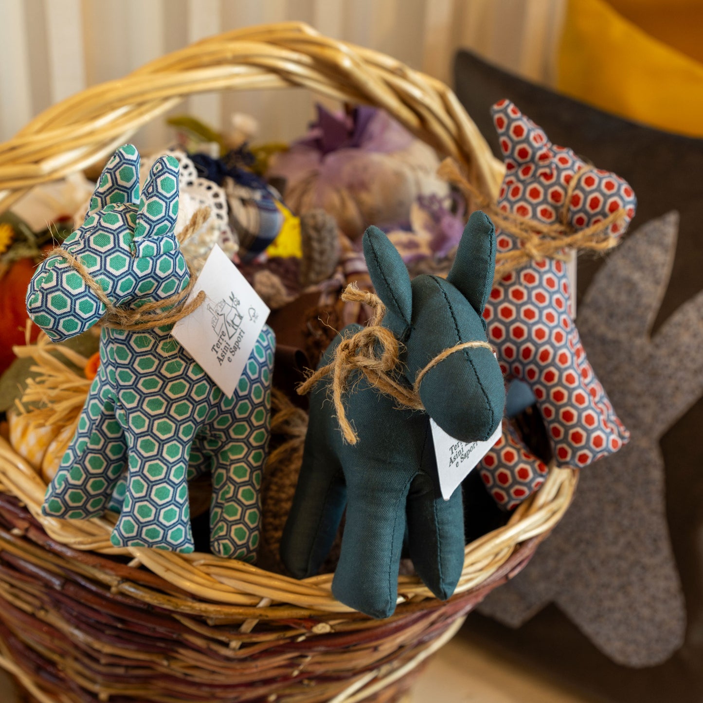 Asinello di Civita in stoffa piccolo