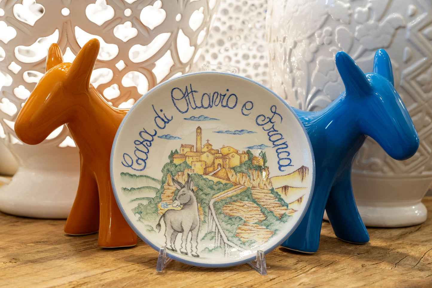 Asinello di Civita in ceramica