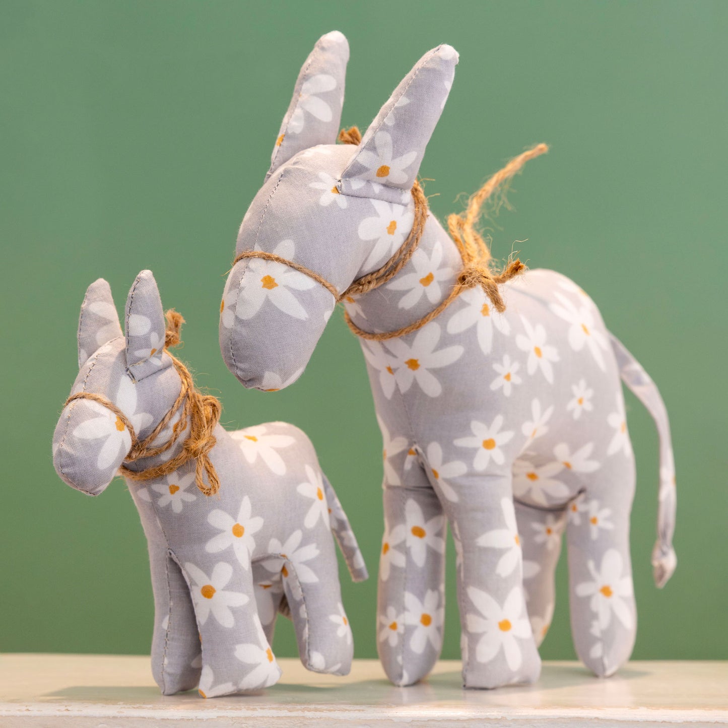 Small Civita donkey in cloth