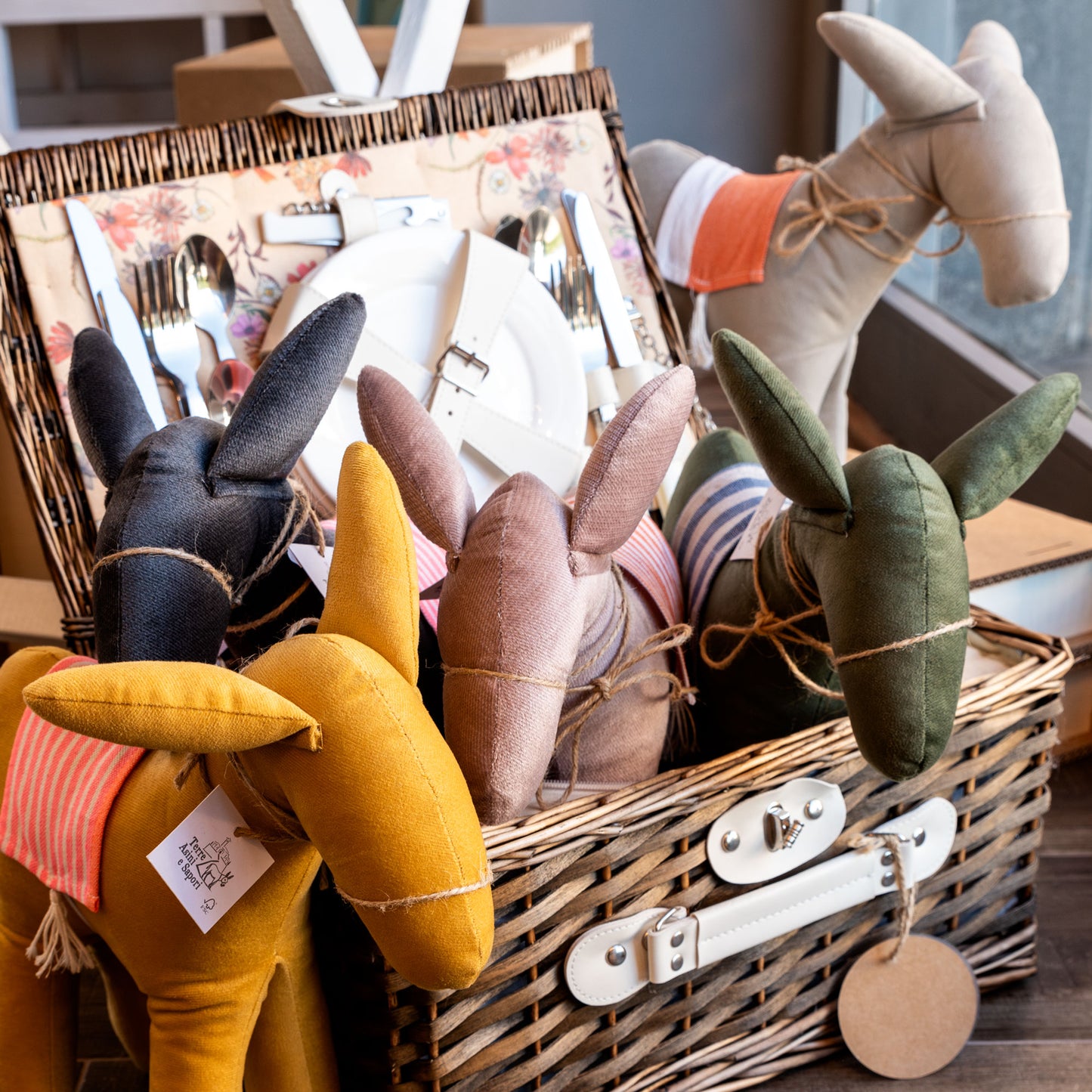 Asinello di Civita in stoffa junior