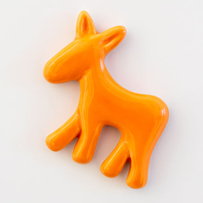 Calamita con asinello di Civita in ceramica