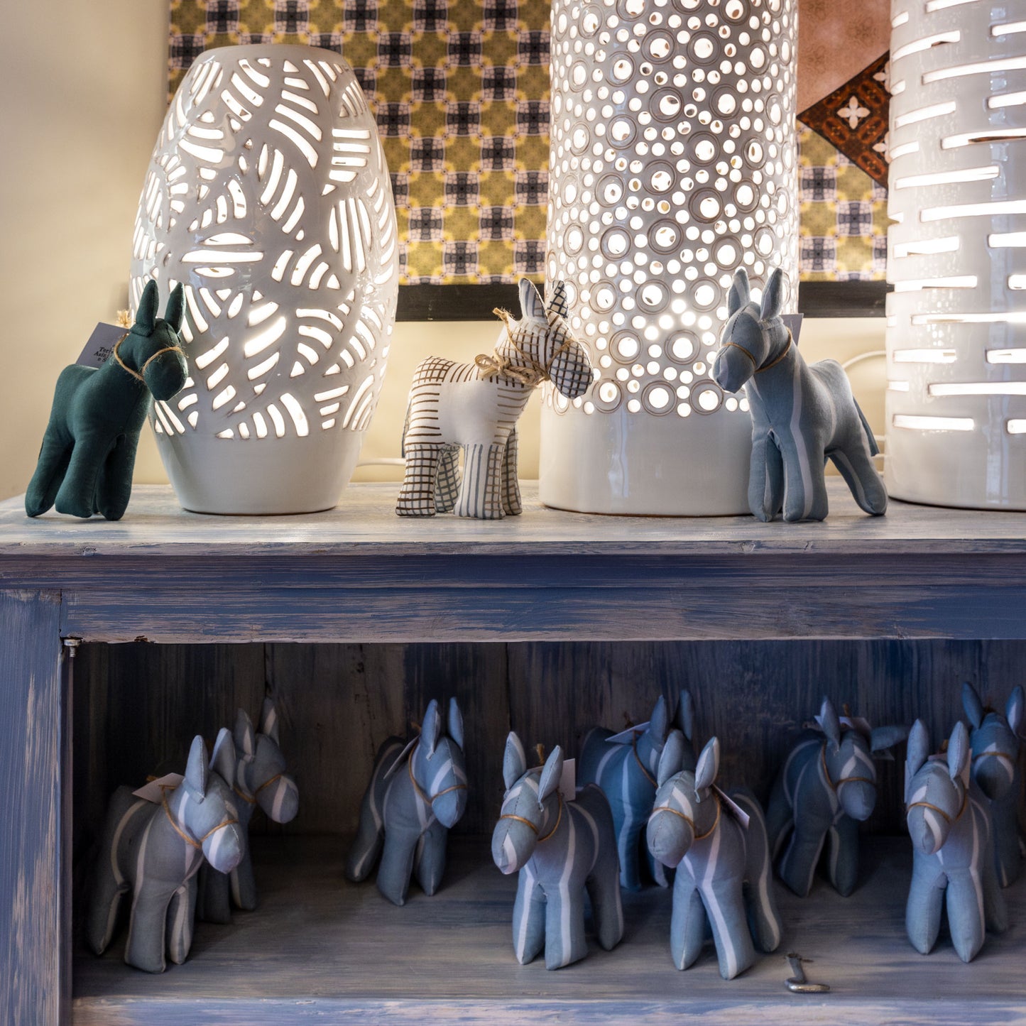 Small Civita donkey in cloth