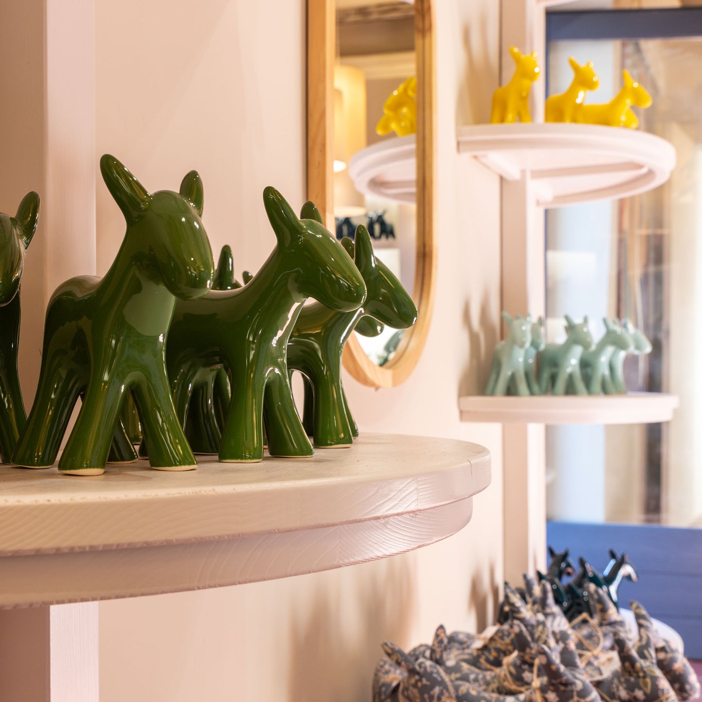 Small ceramic Civita donkey