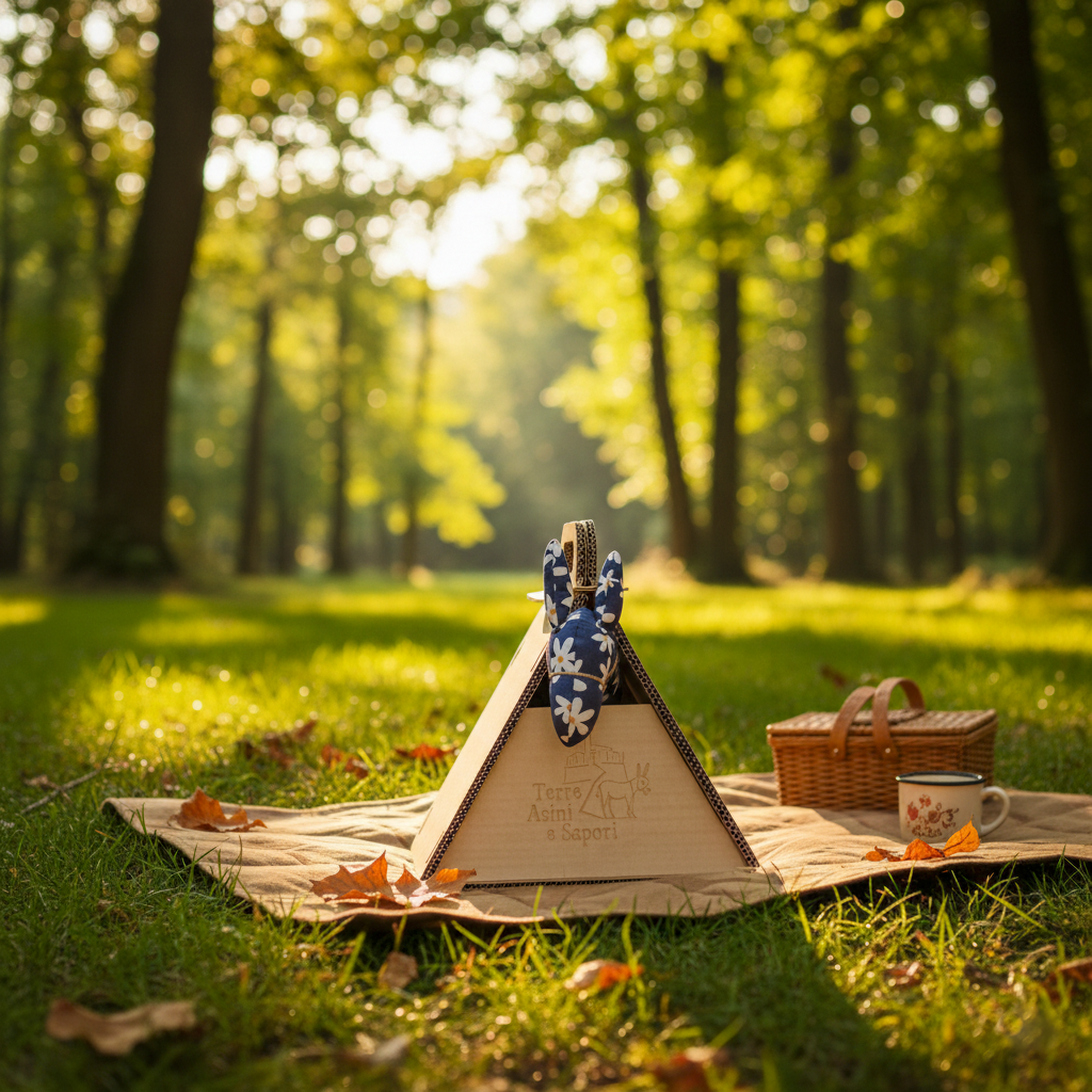 Asinello di Civita in stoffa con stalla Terre Asini e Sapori