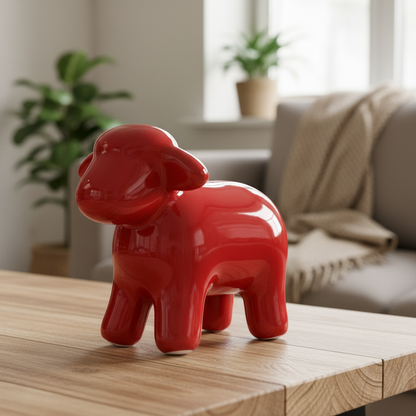 Pecorella di Civita di Bagnoregio in ceramica