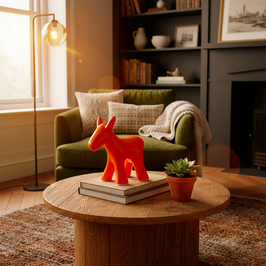 Asinello di Civita in ceramica