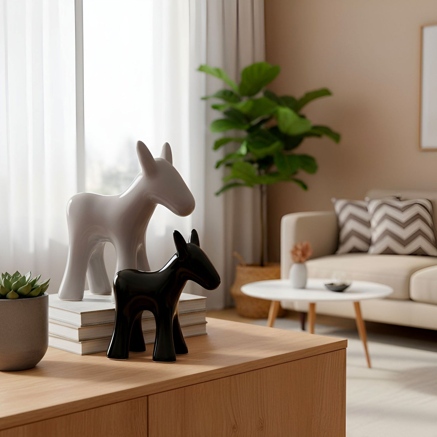 Asinello di Civita in ceramica