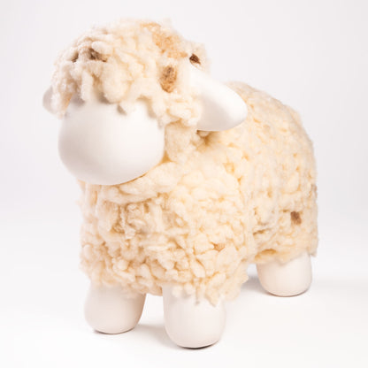 Civita sheep in ceramic and wool